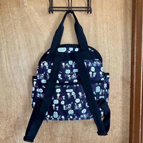 Lesportsac Peanuts Double Trouble Backpack - Picture 2 of 4